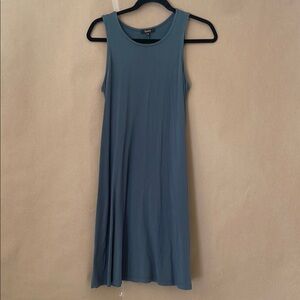 Quince Gray Sleeveless Mini Dress